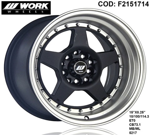 AROS # 15X8.25 10X100-114 ET0 MB 5217